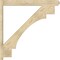Ekena Millwork Merced Craftsman Rough Sawn Outlooker, Douglas Fir, 6"W x 46"D x 46"H OUT06X46X46MRC04RDF - alternate 2